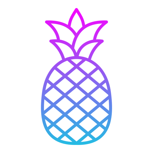 ananas Generic gradient outline icoon