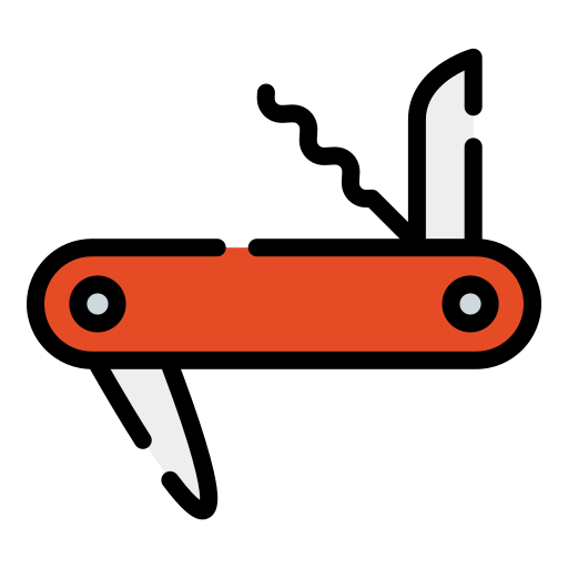 Швейцарский армейский нож Generic color lineal-color иконка