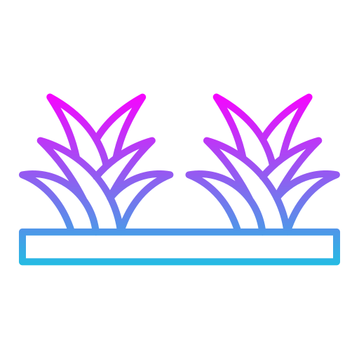 hojas de hierba Generic gradient outline icono
