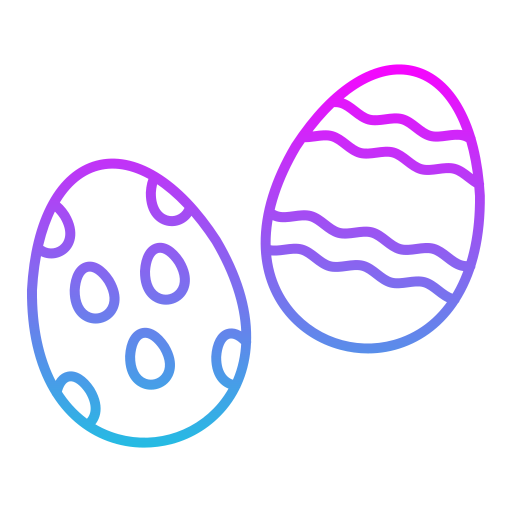 ovos de pascoa Generic gradient outline Ícone