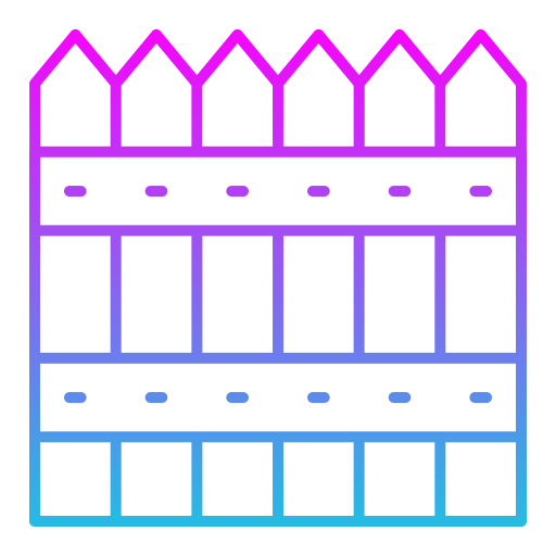 clôture Generic gradient outline Icône
