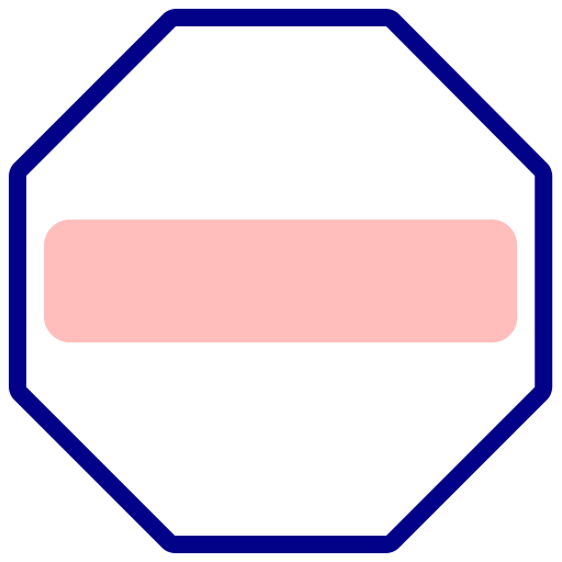 proibito Generic color lineal-color icona