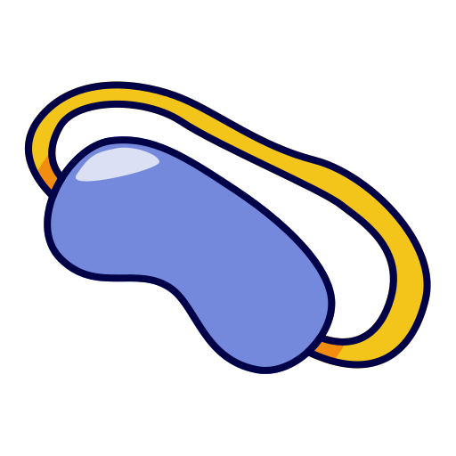 schlafmaske Generic color hand-drawn icon