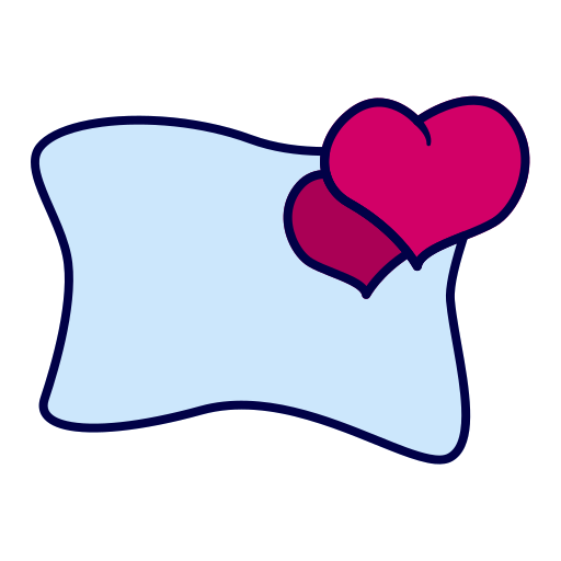 Pillow Generic color hand-drawn icon