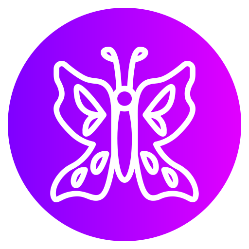 farfalla Generic gradient fill icona