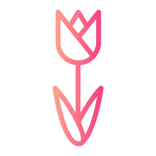 Tulip Generic gradient outline icon