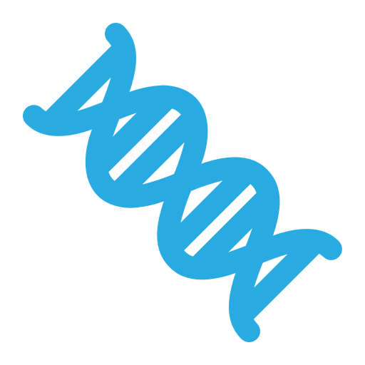 ДНК Generic color fill иконка