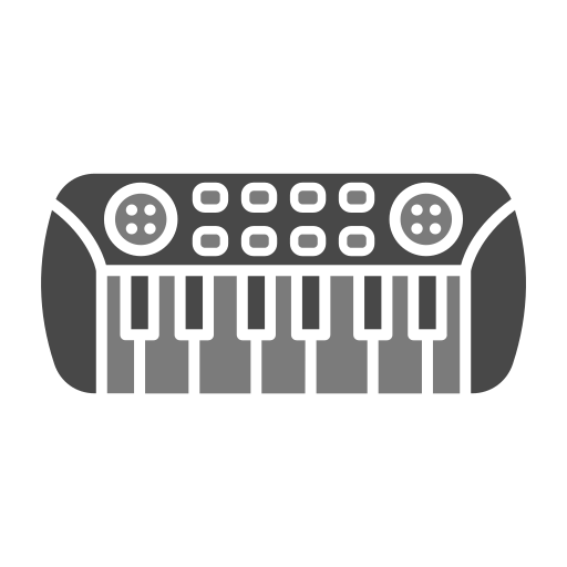 tastiera Generic color fill icona