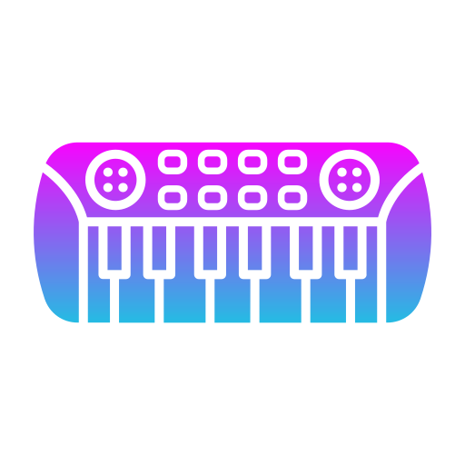 teclado Generic gradient fill Ícone