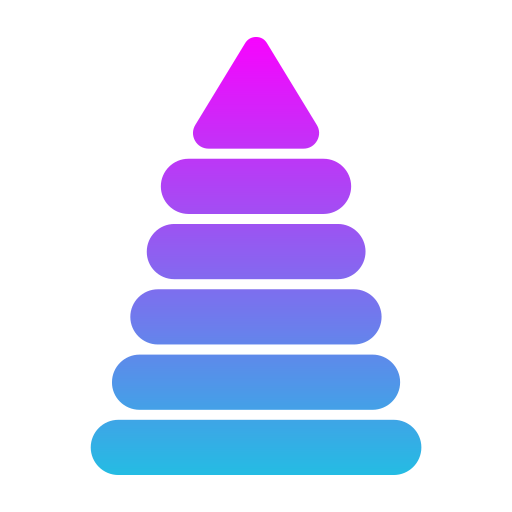 piramide Generic gradient fill icona