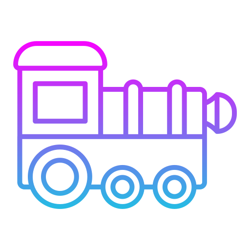 Train Generic gradient outline icon