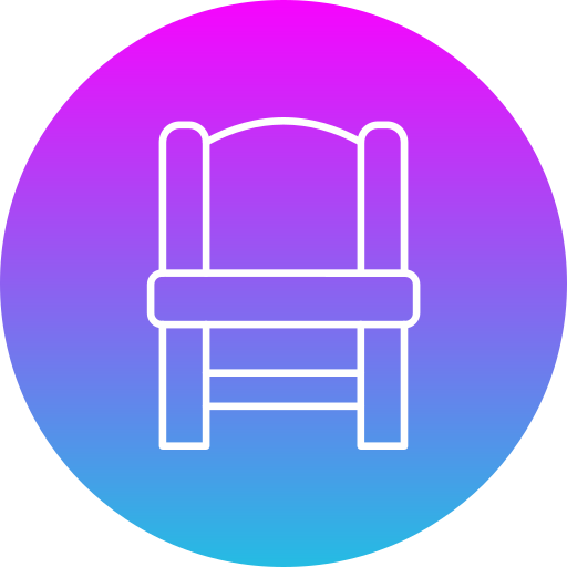krzesełko dla dziecka Generic gradient fill ikona