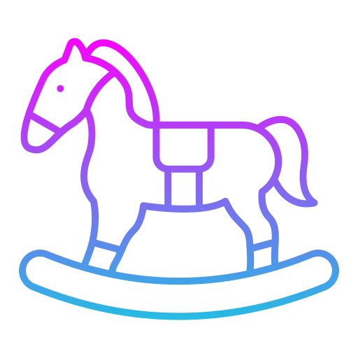 zabawka z koniem Generic gradient outline ikona