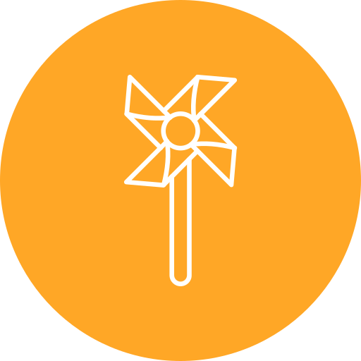 Pinwheel Generic color fill icon