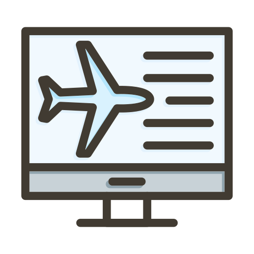 비행 정보 Generic color lineal-color icon