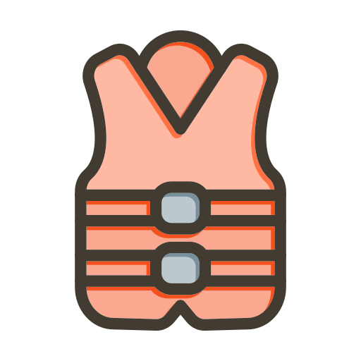 Life jacket Generic color lineal-color icon