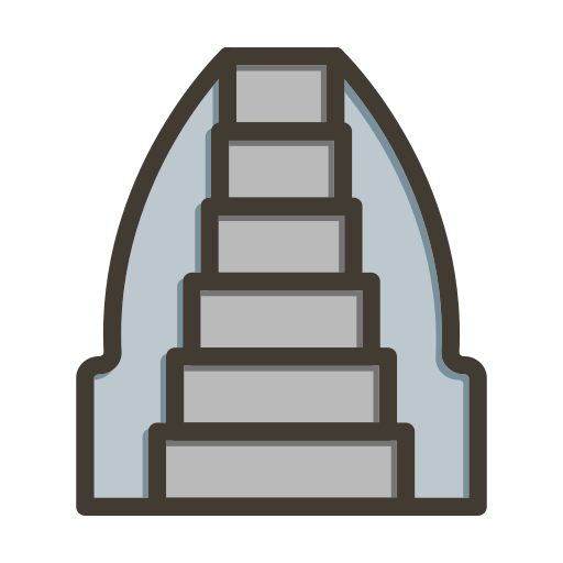 Escalator Generic color lineal-color icon