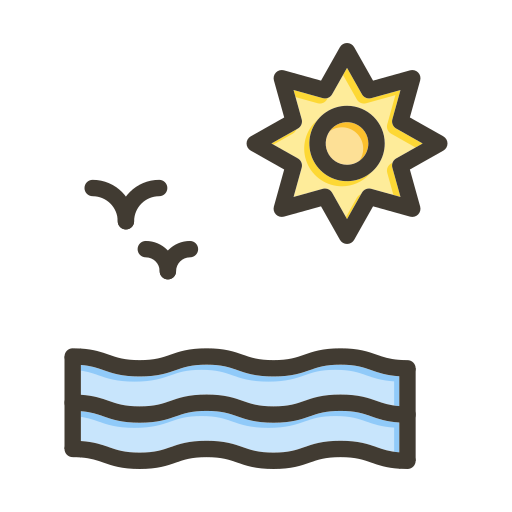 바다 Generic color lineal-color icon