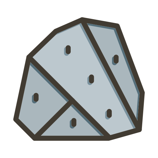 Stone Generic color lineal-color icon