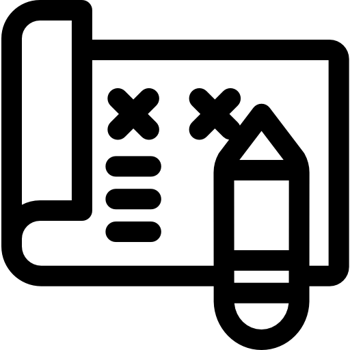 esquisser Basic Rounded Lineal Icône