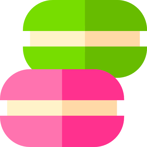 macaron Basic Straight Flat icon