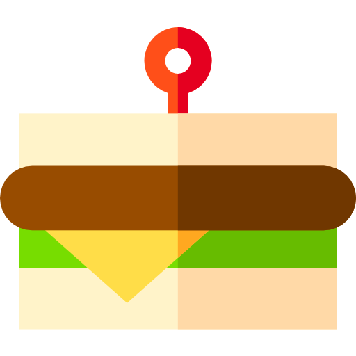 Sandwich Basic Straight Flat icon