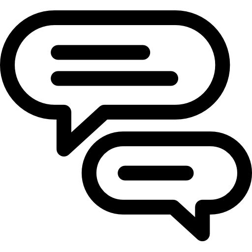 チャット Basic Rounded Lineal icon