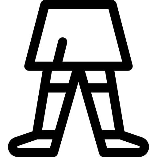falda Basic Rounded Lineal icono