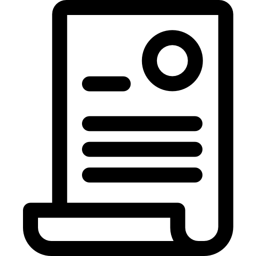 ディプロマ Basic Rounded Lineal icon