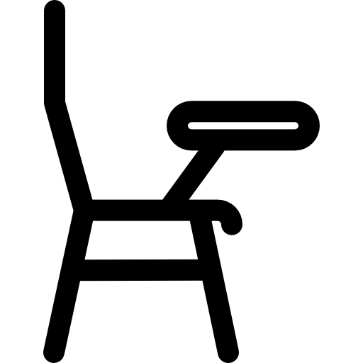 デスクチェア Basic Rounded Lineal icon