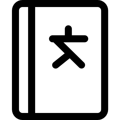idiomas Basic Rounded Lineal icono
