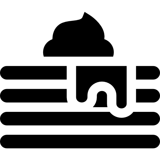 tortita Basic Straight Filled icono