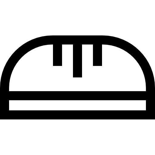 brood Basic Straight Lineal icoon