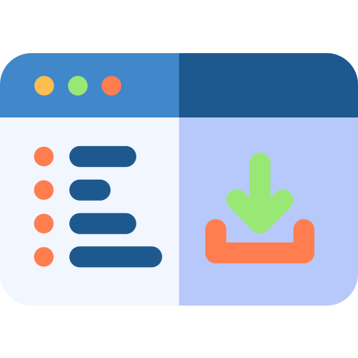 site internet Basic Rounded Flat Icône