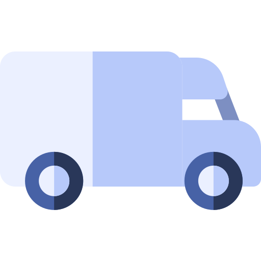 camion delle consegne Basic Rounded Flat icona