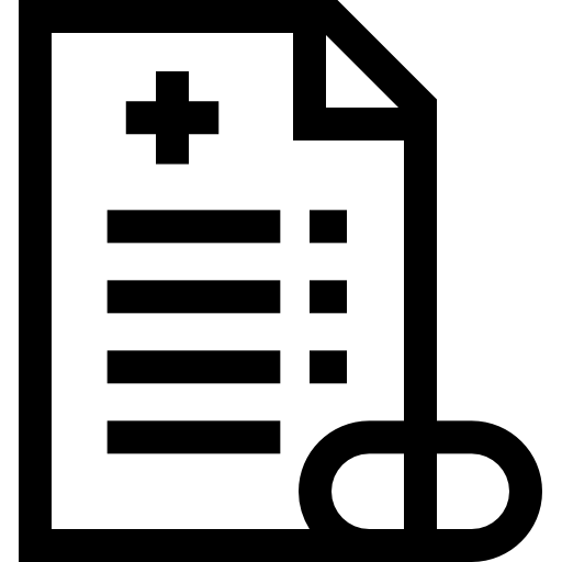 処方 Basic Straight Lineal icon