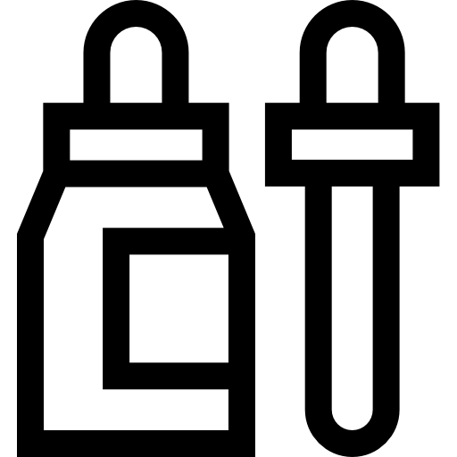 geneesmiddel Basic Straight Lineal icoon