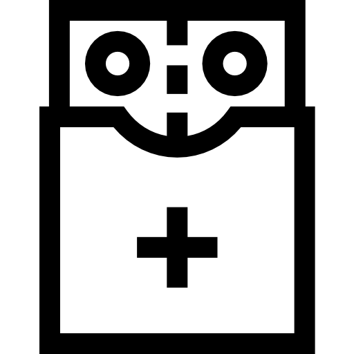 medicamento Basic Straight Lineal icono