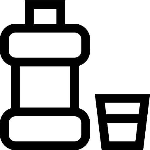 Mouthwash Basic Straight Lineal icon