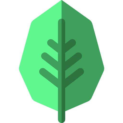 Leaf Basic Rounded Flat icon