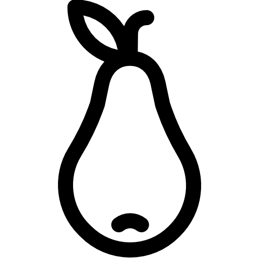 pera Basic Rounded Lineal icono