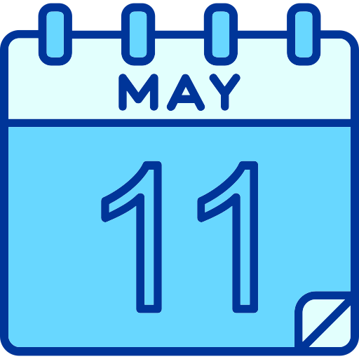 May Generic color lineal-color icon