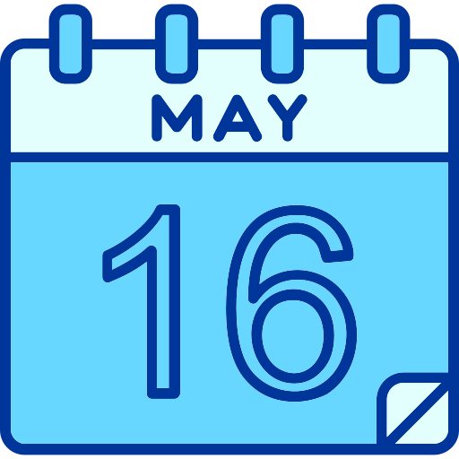 5月 Generic color lineal-color icon