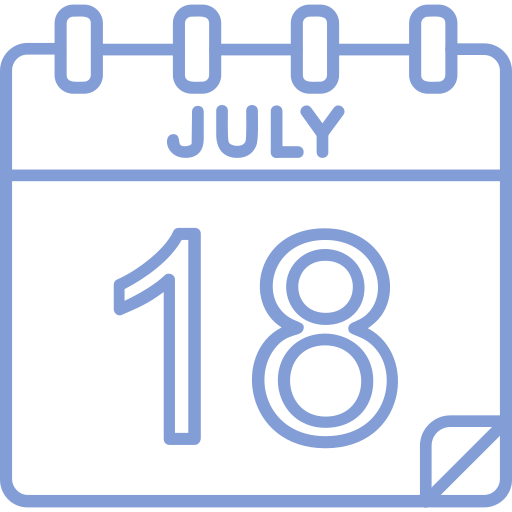 luglio Generic color outline icona