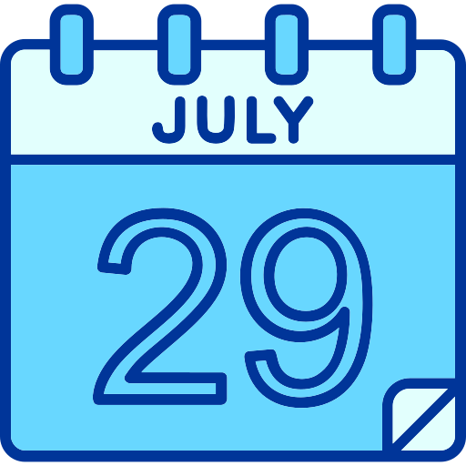 July Generic color lineal-color icon