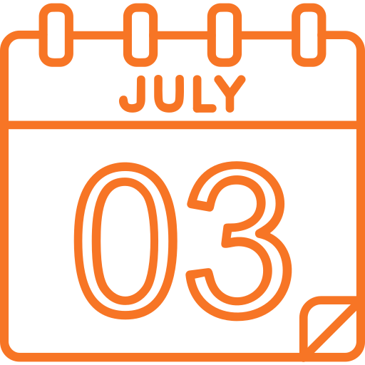 July Generic color outline icon