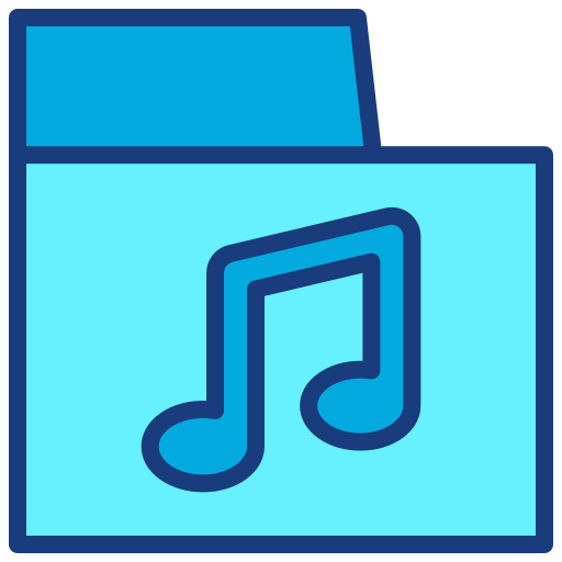 ordner musik Generic color lineal-color icon