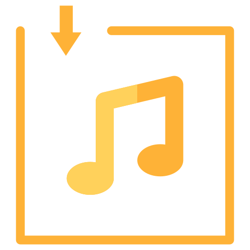 音楽 Generic color fill icon