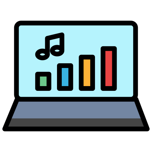 音楽アプリ Generic color lineal-color icon
