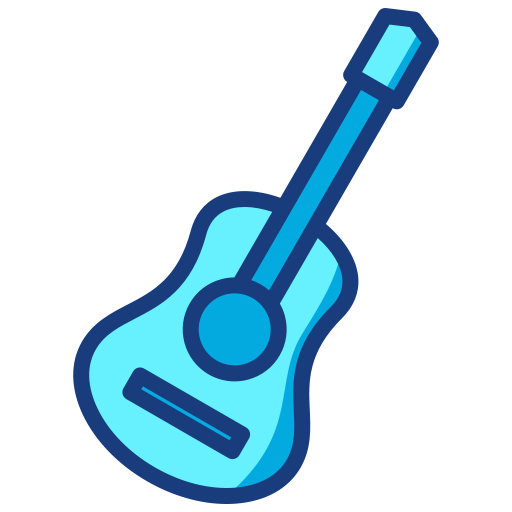 Гитара Generic color lineal-color иконка